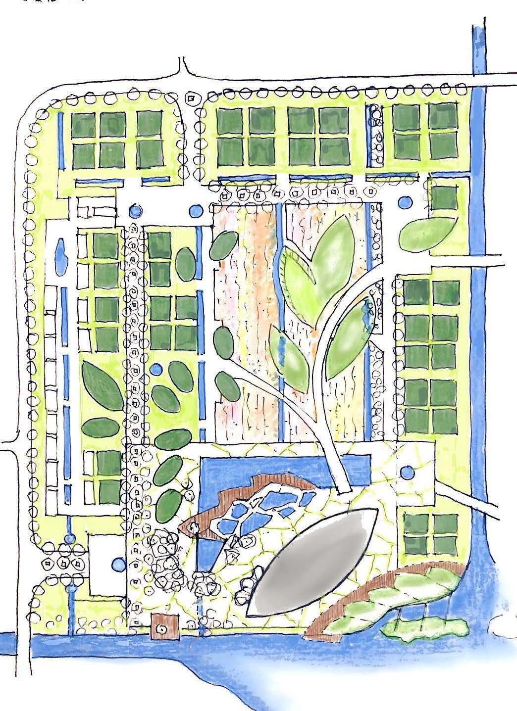 上海崇明花博会国际展园景观设计景观设计-4-创浦元启