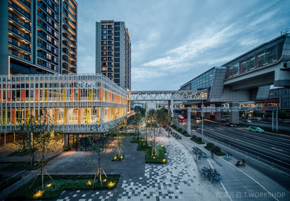 宁波三官堂TOD社区商业-萤集缤虹里景观设计-3-创浦元启