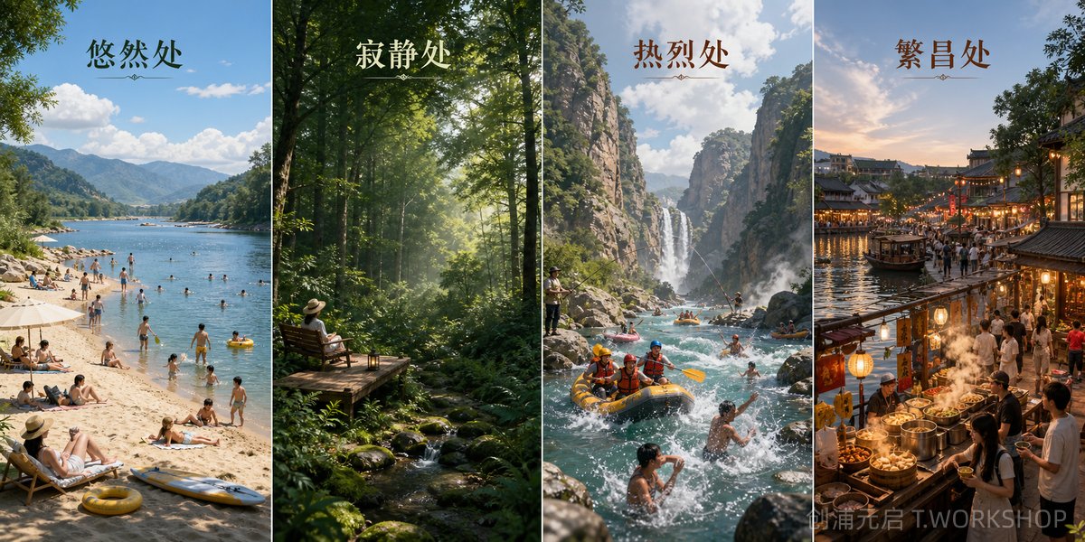 宣传溪口镇峡谷漂流项目景观设计-2-创浦元启